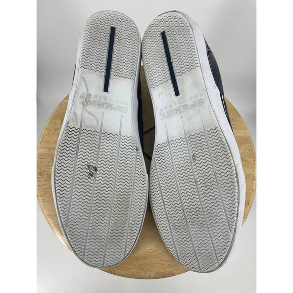 Sperry Top Sider Men's Chambray Lace Up Sneaker Shoes 13 - Picture 4 of 9